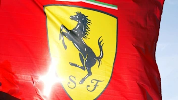 A Ferrari flag. Formula One World Championship, Rd4, San Marino Grand Prix, Qualifying Day, Imola,