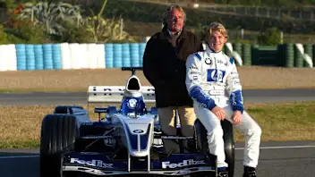 L to R: Keke Rosberg (FIN) and Nico Rosberg (FIN) Williams BMW. Formula One Testing, Jerez, Spain,