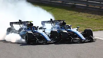 ZANDVOORT, NETHERLANDS - AUGUST 23: Carlos Sainz of Spain driving the (55) Williams FW48 Mercedes