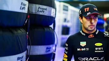 ABU DHABI, UNITED ARAB EMIRATES - NOVEMBER 25: Sergio Perez of Mexico and Oracle Red Bull Racing