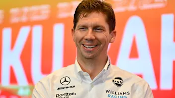 BAKU, AZERBAIJAN - APRIL 28: James Vowles, Team Principal of Williams attends the Team Principals