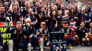 SPA, BELGIUM - JULY 30: Race winner Max Verstappen of the Netherlands and Oracle Red Bull Racing,