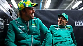 SAO PAULO, BRAZIL - NOVEMBER 05: Lance Stroll of Canada and Aston Martin F1 Team and Fernando