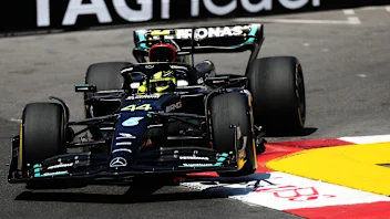 MONTE-CARLO, MONACO - MAY 26: Lewis Hamilton of Great Britain driving the (44) Mercedes AMG