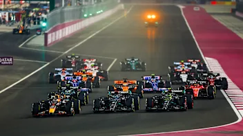 LUSAIL CITY, QATAR - OCTOBER 08: Max Verstappen of the Netherlands driving the (1) Oracle Red Bull