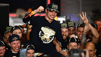 LUSAIL CITY, QATAR - OCTOBER 07: 2023 F1 World Drivers Champion Max Verstappen of the Netherlands