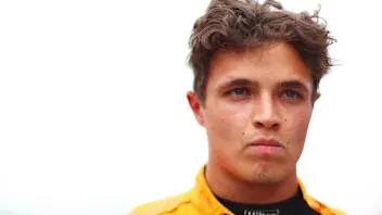 BARCELONA, SPAIN - JUNE 03: Third placed qualifier Lando Norris of Great Britain and McLaren looks