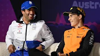 MELBOURNE, AUSTRALIA - MARCH 21: Daniel Ricciardo of Australia and Visa Cash App RB and Oscar
