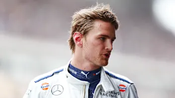 SHANGHAI, CHINA - APRIL 19: 20th placed Sprint qualifier Logan Sargeant of United States and