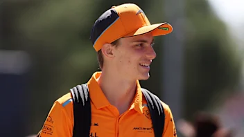 IMOLA, ITALY - MAY 17: Oscar Piastri of Australia and McLaren walks in the Paddock prior to