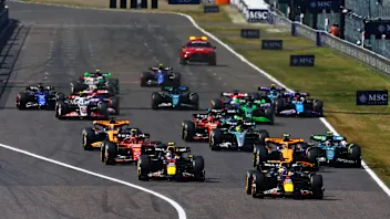 SUZUKA, JAPAN - APRIL 07: Max Verstappen of the Netherlands driving the (1) Oracle Red Bull Racing