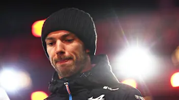 LAS VEGAS, NEVADA - NOVEMBER 23: Pierre Gasly of France and Alpine F1 looks on from the drivers