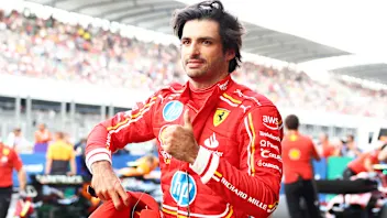 MEXICO CITY, MEXICO - OCTOBER 26: Carlos Sainz of Spain driving (55) the Ferrari SF-24 on track