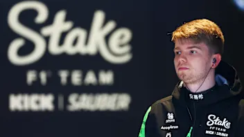 MEXICO CITY, MEXICO - OCTOBER 25: Robert Shwartzman of Israel and Stake F1 Team Kick Sauber walks