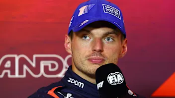 ZANDVOORT, NETHERLANDS - AUGUST 24: Second placed qualifier Max Verstappen of the Netherlands and