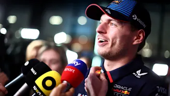 JEDDAH, SAUDI ARABIA - MARCH 06: Max Verstappen of the Netherlands and Oracle Red Bull Racing talks