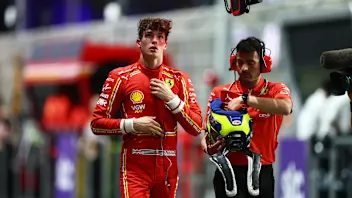 JEDDAH, SAUDI ARABIA - MARCH 08: 11th placed qualifier Oliver Bearman of Great Britain and Ferrari