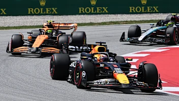 BARCELONA, SPAIN - JUNE 23: A general rear view of the start during the F1 Grand Prix of Spain at