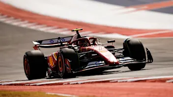 AUSTIN, TEXAS - OCTOBER 18: Carlos Sainz of Spain driving (55) the Ferrari SF-24 on track during