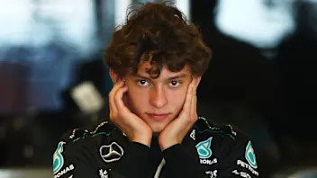 ABU DHABI, UNITED ARAB EMIRATES - DECEMBER 10: Andrea Kimi Antonelli of Italy and Mercedes prepares