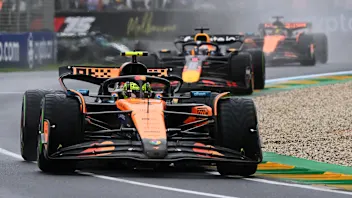 MELBOURNE, AUSTRALIA - MARCH 16: Lando Norris of Great Britain driving the (4) McLaren MCL39