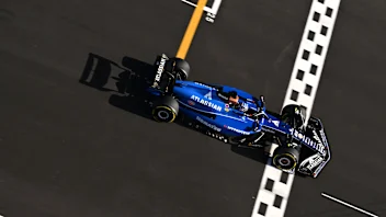 SHANGHAI, CHINA - MARCH 21: Alexander Albon of Thailand driving the (23) Williams FW47 Mercedes on