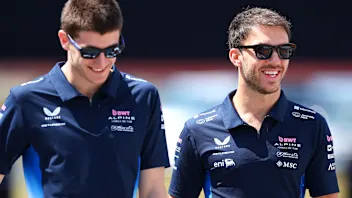 SUZUKA, JAPAN - APRIL 03: Jack Doohan of Australia and Alpine F1 and Pierre Gasly of France and