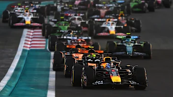ABU DHABI, UNITED ARAB EMIRATES - DECEMBER 07: Max Verstappen of the Netherlands driving the (1)