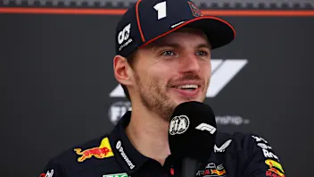 ABU DHABI, UNITED ARAB EMIRATES - DECEMBER 07: Race winner Max Verstappen of the Netherlands and