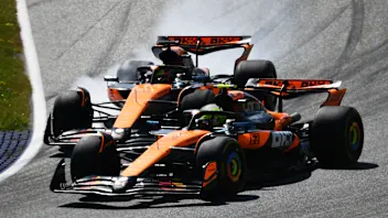 SPIELBERG, AUSTRIA - JUNE 29: Lando Norris of Great Britain driving the (4) McLaren MCL39 Mercedes