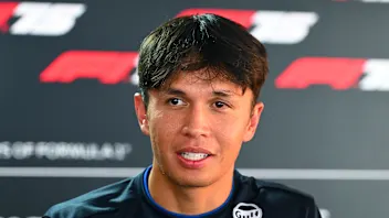 SPIELBERG, AUSTRIA - JUNE 26: Alexander Albon of Thailand and Williams is interviewed during