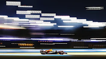 BAHRAIN, BAHRAIN - APRIL 11: Isack Hadjar of France driving the (6) Visa Cash App Racing Bulls