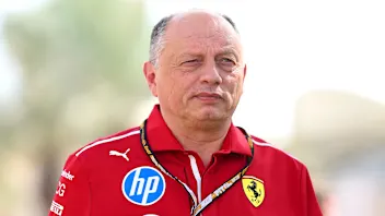 BAHRAIN, BAHRAIN - APRIL 10: Frederic Vasseur, Team Principal of Scuderia Ferrari looks on in the
