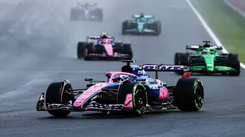 SPA, BELGIUM - JULY 27: Pierre Gasly of France driving the (10) Alpine F1 A525 Renault on track