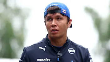 SPA, BELGIUM - JULY 24: Alexander Albon of Thailand and Williams arrives in the Paddock during