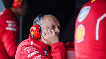 SAO PAULO, BRAZIL - NOVEMBER 07: Frederic Vasseur of Scuderia Ferrari and France during sprint