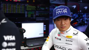 SAO PAULO, BRAZIL - NOVEMBER 09: Yuki Tsunoda of Japan and Oracle Red Bull Racing prepares to drive