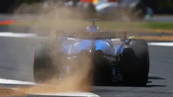 NORTHAMPTON, ENGLAND - JULY 04: Alexander Albon of Thailand driving the (23) Williams FW47 Mercedes