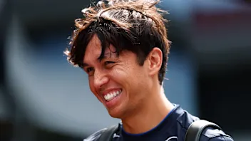 BUDAPEST, HUNGARY - JULY 31: Alexander Albon of Thailand and Williams arrives in the Paddock during