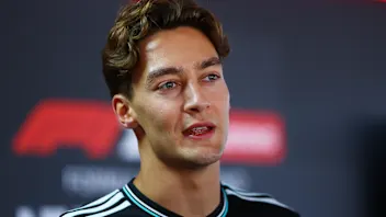 BUDAPEST, HUNGARY - JULY 31: George Russell of Great Britain and Mercedes AMG Petronas F1 Team