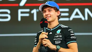 BUDAPEST, HUNGARY - AUGUST 02: Andrea Kimi Antonelli of Italy and Mercedes AMG Petronas F1 Team on