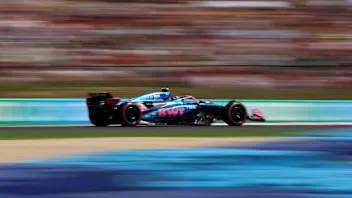 BUDAPEST, HUNGARY - AUGUST 02: Franco Colapinto of Argentina driving the (43) Alpine F1 A525