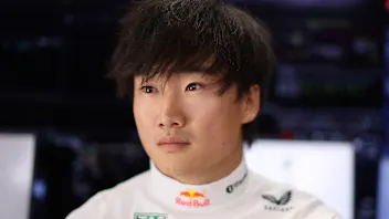 BUDAPEST, HUNGARY - AUGUST 02: Yuki Tsunoda of Japan and Oracle Red Bull Racing looks on in the