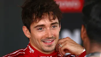 BUDAPEST, HUNGARY - AUGUST 02: Pole position qualifier Charles Leclerc of Monaco and Scuderia