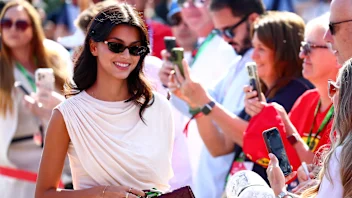 MONZA, ITALY - SEPTEMBER 07: Kika Gomez in the Paddock prior to the F1 Grand Prix of Italy at
