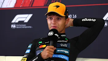 MONZA, ITALY - SEPTEMBER 07: Third placed Oscar Piastri of Australia and McLaren in the Drivers