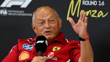 MONZA, ITALY - SEPTEMBER 05: Frederic Vasseur, Team Principal of Scuderia Ferrari in the Team