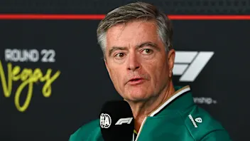 LAS VEGAS, NEVADA - NOVEMBER 20: Andy Stevenson, Sporting Director at Aston Martin F1 Team in the