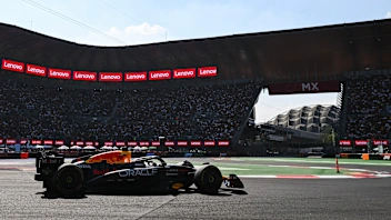 MEXICO CITY, MEXICO - OCTOBER 26: Max Verstappen of the Netherlands driving the (1) Oracle Red Bull