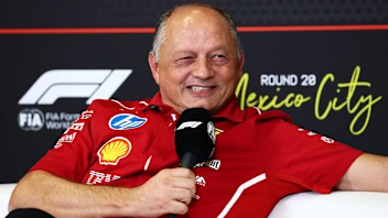 MEXICO CITY, MEXICO - OCTOBER 24: Frederic Vasseur, Team Principal of Scuderia Ferrari in the Team